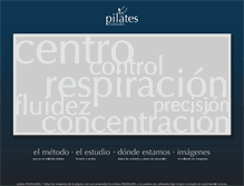Tablet Screenshot of pilatespedralbes.com